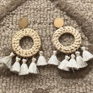 Multi-tassel earrings